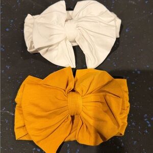 Two Big Bow Headbands by Rufflebutts